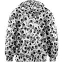 Eyes Drawing Motif Random Pattern Kids  Zipper Hoodie Without Drawstring View2