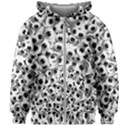 Eyes Drawing Motif Random Pattern Kids  Zipper Hoodie Without Drawstring View1