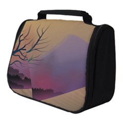 Landscape Illustration Nature Sky Full Print Travel Pouch (small) by Wegoenart