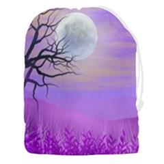 Abstract Nature Landscape Illustration Sky Clouds Drawstring Pouch (3xl) by Wegoenart