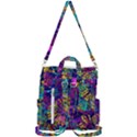Illustration Graphics Design Art Crossbody Backpack View3
