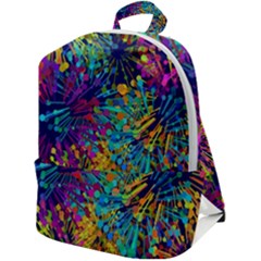 Illustration Graphics Design Art Zip Up Backpack by Wegoenart