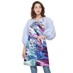 Feathers Pocket Apron by kaleidomarblingart