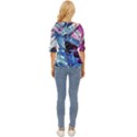 Feathers Lightweight Drawstring Hooded Top View4