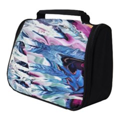 Feathers Full Print Travel Pouch (small) by kaleidomarblingart