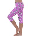 Coffee Chocolate Milk Drink Hot Kids  Lightweight Velour Capri Leggings  View2