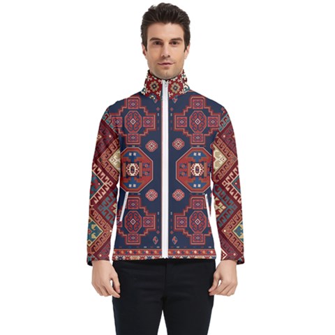 Armenian Old Carpet  Men s Bomber Jacket by Gohar