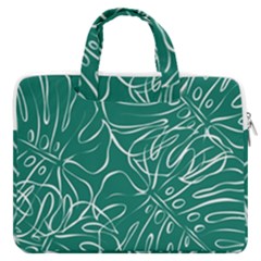 Tropical Monstera  Macbook Pro 13  Double Pocket Laptop Bag by ConteMonfrey