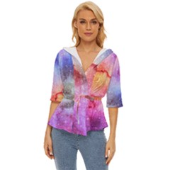 Unicorn Clouds Lightweight Drawstring Hooded Top by ConteMonfrey
