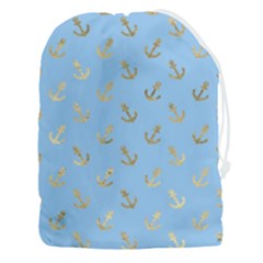 Gold Anchors Long Live   Drawstring Pouch (3xl) by ConteMonfrey