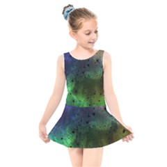 Tye Dye Vibing Kids  Skater Dress Swimsuit by ConteMonfrey