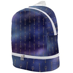 Trident On Blue Ocean  Zip Bottom Backpack by ConteMonfrey