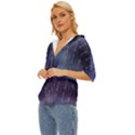 Trident On Blue Ocean  Lightweight Drawstring Hooded Top View2