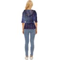 Trident On Blue Ocean  Lightweight Drawstring Hooded Top View4