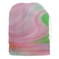 Gradient Pink Green Orange Drawstring Pouch (3xl) by ConteMonfrey