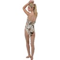 Birds Perched Birds Pattern Design Seamless Go with the Flow One Piece Swimsuit View2