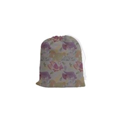 Pattern Armenian Birds Drawstring Pouch (xs) by Gohar