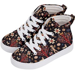 Carpet-symbols Kids  Hi-top Skate Sneakers by Gohar
