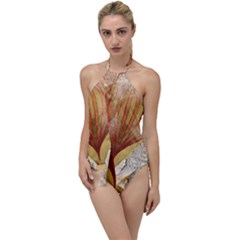 Hot Air Balloon Balloon Map Seamless Pattern Go With The Flow One Piece Swimsuit by Wegoenart