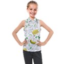 Hamburger With Fruits Seamless Pattern Kids  Sleeveless Polo Tee View1