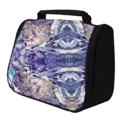 Amethyst Repeats Full Print Travel Pouch (small) by kaleidomarblingart