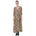 Architecture ornaments Button Up Maxi Dress View1