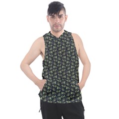 Robot Skull Extreme Close Up Men s Sleeveless Hoodie by dflcprintsclothing