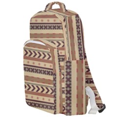 Christmas Textur 04 Double Compartment Backpack by artworkshop