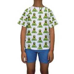 Kermit The Frog Kids  Short Sleeve Swimwear by Valentinaart