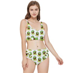 Kermit The Frog Frilly Bikini Set by Valentinaart