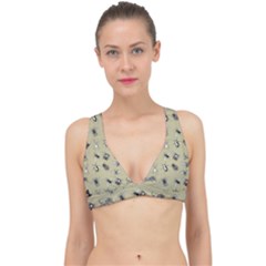 Insects Pattern Classic Banded Bikini Top by Valentinaart
