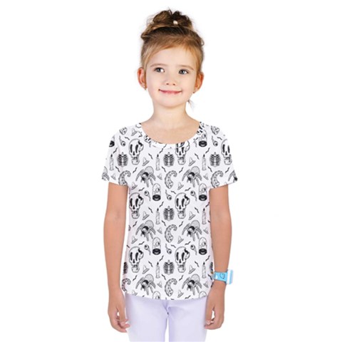 Halloween  Kids  One Piece Tee by Valentinaart