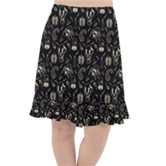 Halloween  Fishtail Chiffon Skirt by Valentinaart