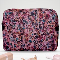 Cells In A Red Space Make Up Pouch (large) by DimitriosArt