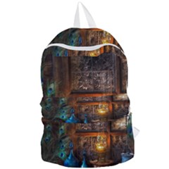 Blue Coffee Cups Cups Coffee Snack Blue Color Foldable Lightweight Backpack by danenraven