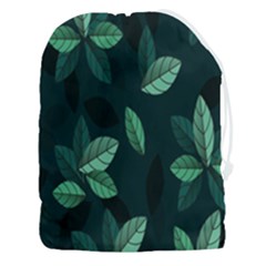 Leaves Pattern Drawstring Pouch (3xl) by artworkshop