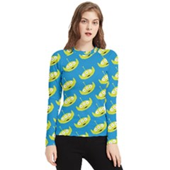 Pattern Aliens Women s Long Sleeve Rash Guard by artworkshop