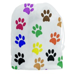 Pawprints Drawstring Pouch (3xl) by artworkshop
