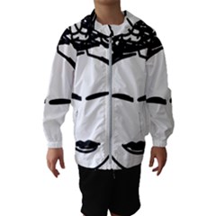 Frida Kahlo  Kids  Hooded Windbreaker by Sobalvarro