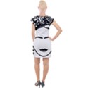 Frida Kahlo  Cap Sleeve Bodycon Dress View2