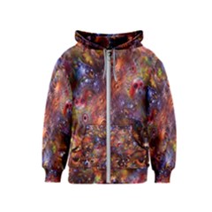 Fantasy Surreal Animals Psychedelic Pattern Kids  Zipper Hoodie by danenraven