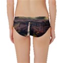 Waterfall Cascade Mountains Cliffs Northern Lights Classic Bikini Bottoms View2
