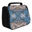 Turquoise symmetry Full Print Travel Pouch (Small) View2