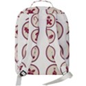 Christmas winter symbols Double Compartment Backpack View3