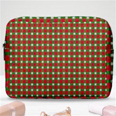 Lumberjack Plaid, Buffalo Plaid, Make Up Pouch (large) by artworkshop