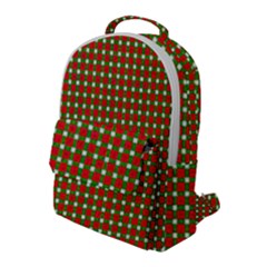 Lumberjack Plaid, Buffalo Plaid, Flap Pocket Backpack (large) by artworkshop