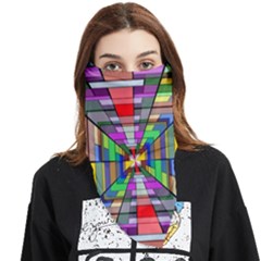 Art Background Abstract Face Covering Bandana (triangle) by artworkshop