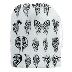 Tattoo Pattern Coin Purse Drawstring Pouch (3xl) by artworkshop