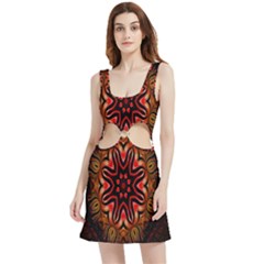 Wallpapers Texture Model Velour Cutout Dress by artworkshop
