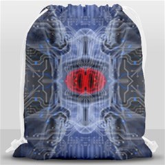 Art Robot Artificial Intelligence Technology Drawstring Bag (large) by Ravend